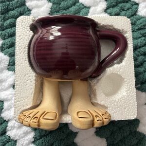 Muddy waters barefoot mug- Purple and Tan
